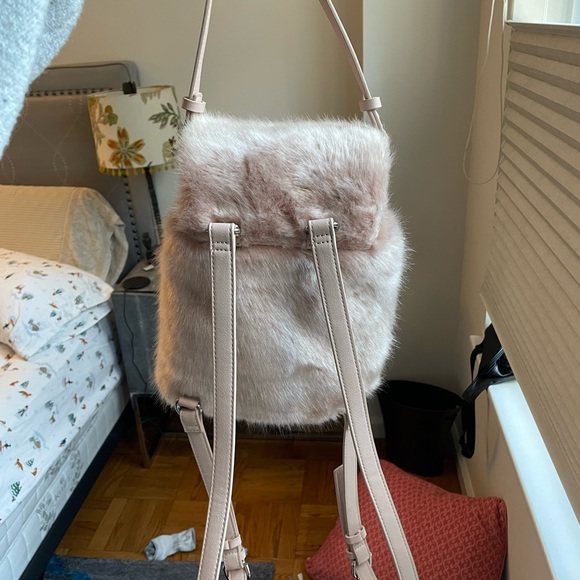 Cute furry Zara backpack! - Picture 3 of 4